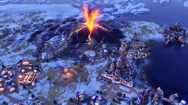 Civilization VI: Gathering Storm screen wulkan