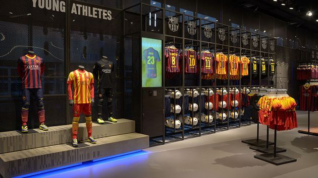 FC Barcelona - sklep Megastore z koszulkami