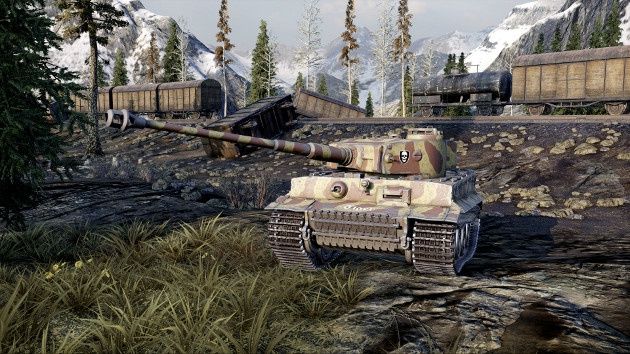 World of Tanks 4K screen czołg