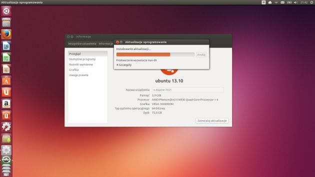 Ubuntu 13.10 aktualizacja