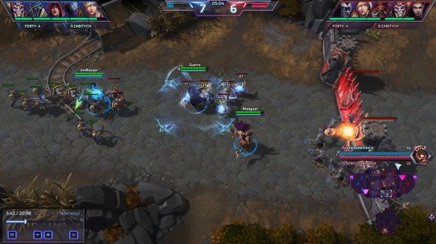 Heroes of the Storm – rozmieszczenie na planszy