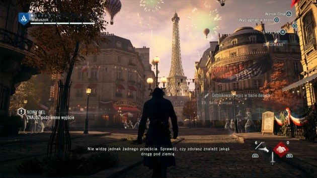 Assassin’s Creed Unity - wieża Eiffle