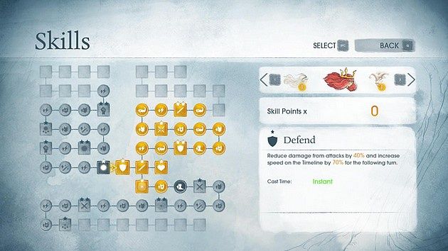Child of Light - skills