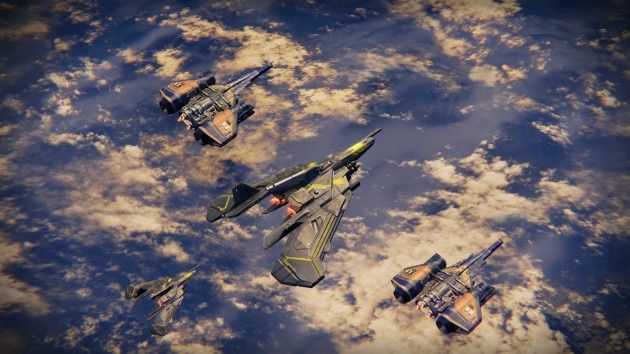 Destiny - przelot maszyn