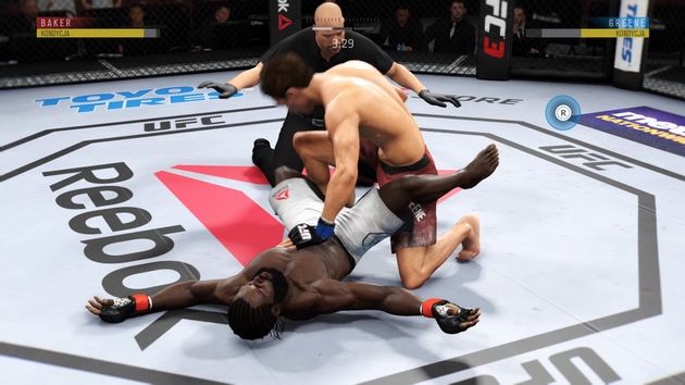EA Sports UFC 3 - powalenie