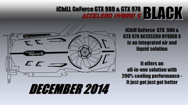 Inno3D iChill GeForce GTX 970 i GTX 980 Accelero Hybrid S