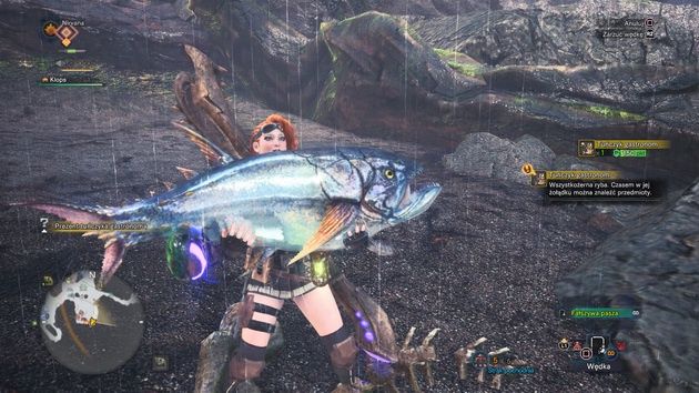 Monster Hunter: World - łapanie ryb