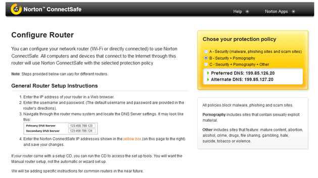 Norton ConnectSafe