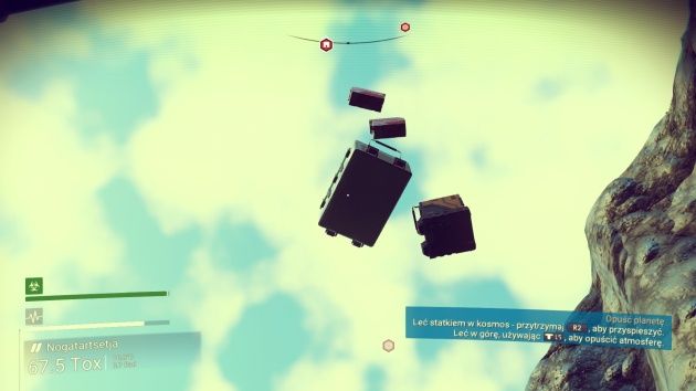 No Man’s Sky - lewitujące przedmioty