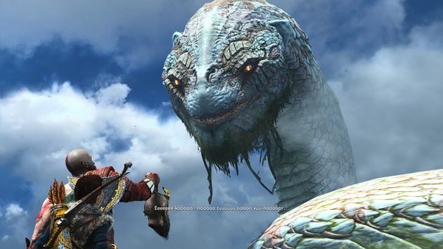 God of War - rozmowa z wężem świata