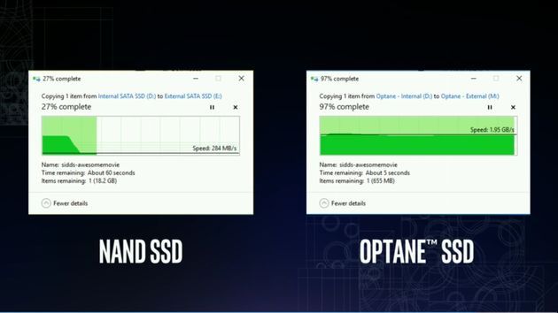Intel IDF 2016 - prezentacja technologii Optane SSD z pamięciami 3D XPoint