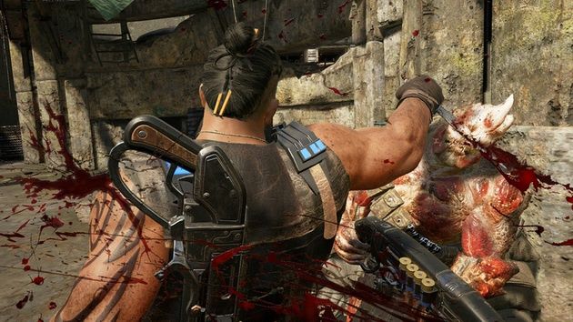 Gears of War 4 - nóż w akcji