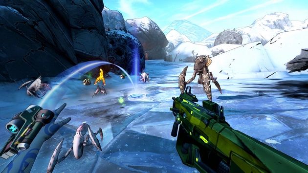 Borderlands 2 VR - sterowanie teleportacją