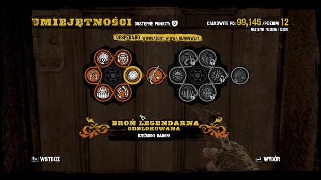 Call of Juarez: Gunslinger - umiejętności