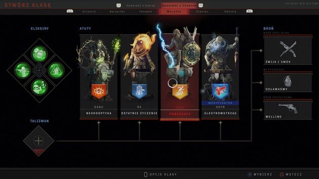 Call of Duty: Black Ops 4 - tryb zombie i tworzenie klasy postaci
