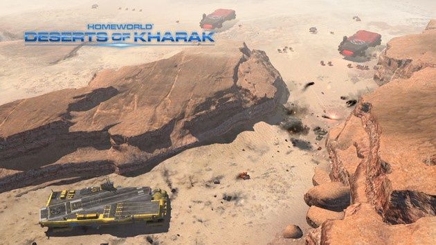 Homeworld: Deserts of Kharak pustynia