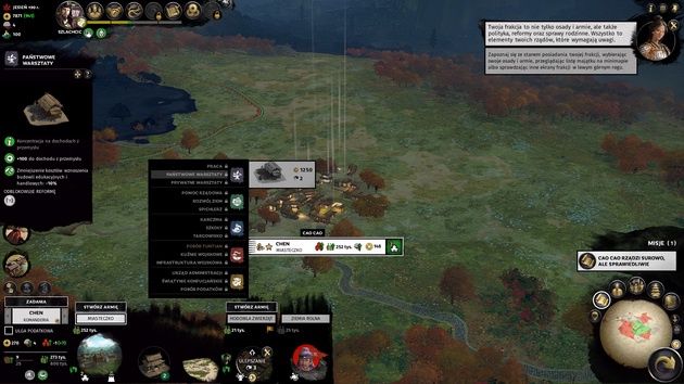 Total War: Three Kingdoms - rozbudowa miasta