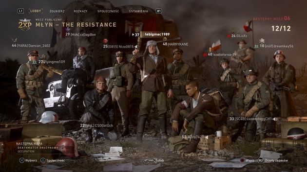Call of Duty: WWII The Resistance DLC - deathmatch drużynowy