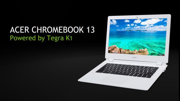Acer Chromebook 13 laptop z Nvidia Tegra K1