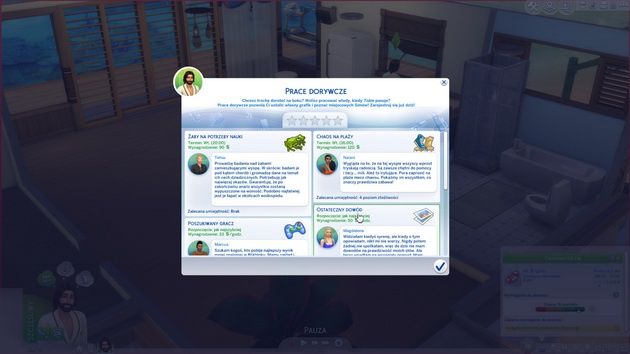 The Sims 4: Wyspiarskie życie - prace dorywcze