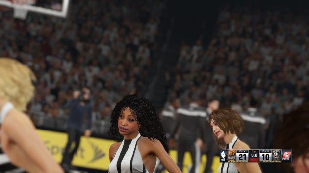NBA 2K15 - cheerleaderki