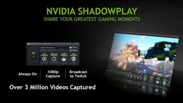 Nvidia GeForce 800M karta graficzna ShadowPlay
