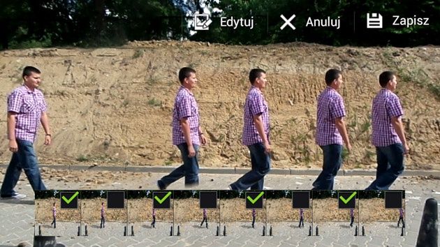 Samsung Galaxy Zoom - efekt