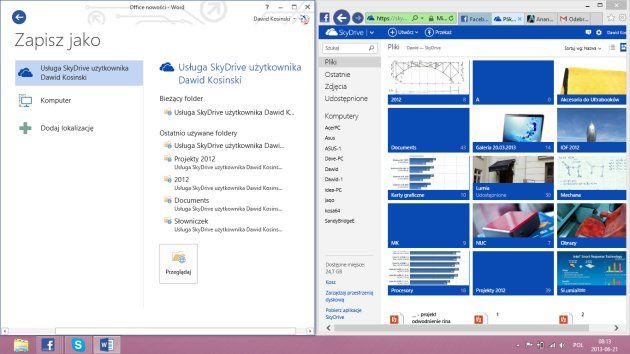 Integracja ze SkyDrive