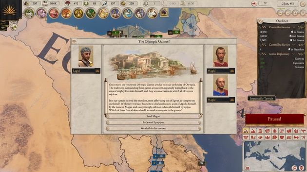 Imperator: Rome - olimpiada