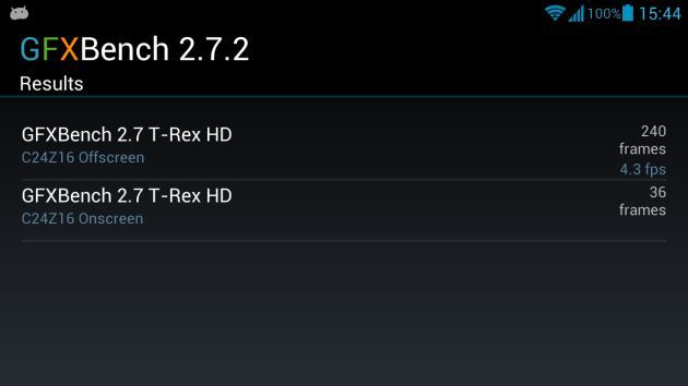 GLBenchmark 2.7 Ascend P2