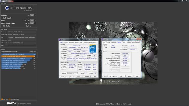 Intel Core i7-5960X - Cinebench R15