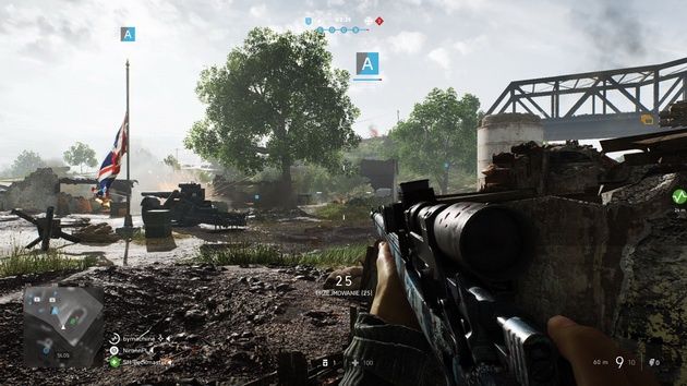 Battlefield V - przejmowanie punktu