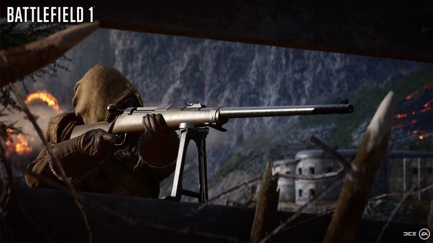 Realizm w Battlefield 1 - snajper