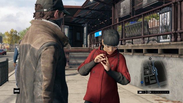 Watch_Dogs rozmowa z przechodniem