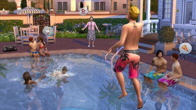 The Sims 4 baseny