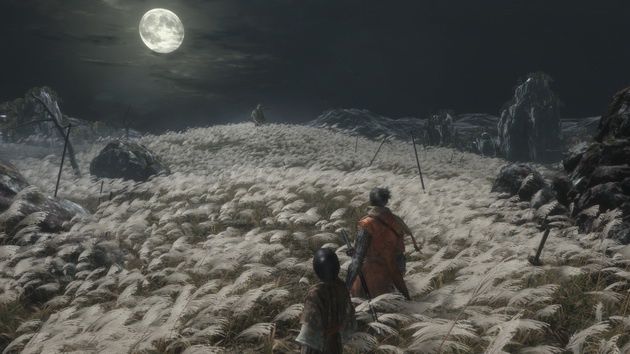 Sekiro: Shadows Die Twice - spotkanie przy świetle księżyca