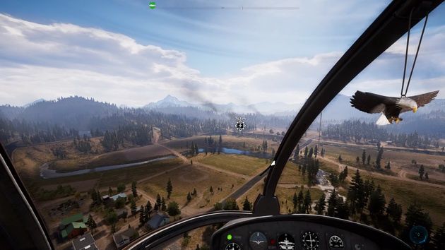 Far Cry 5 - Hope County z lotu ptaka