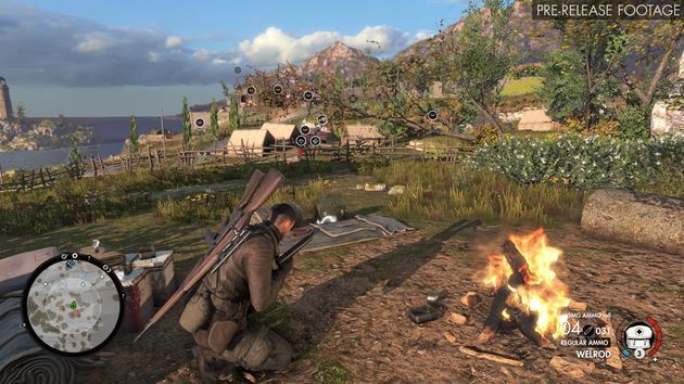 Sniper Elite 4 - ogromna ilość celów