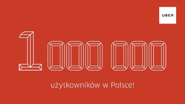 Uber Polska milion