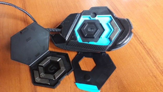 Logitech G502 Proteus Core - spód