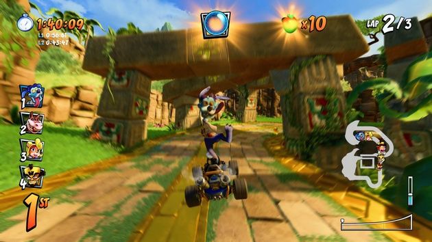 Crash Team Racing Nitro-Fueled - zwariowane pozy podczas wyskoków