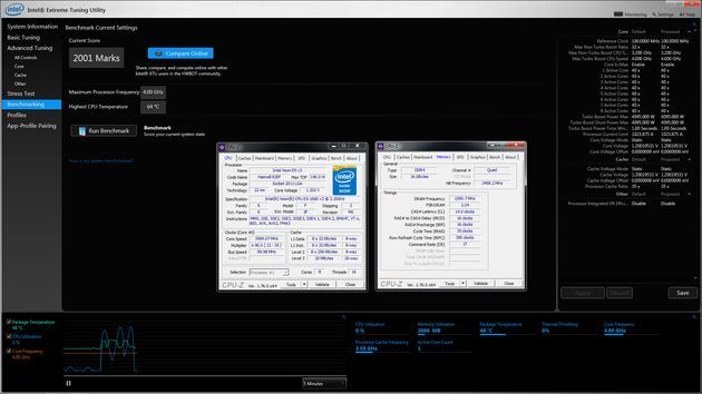 Intel Core i7-5960X - Intel XTU