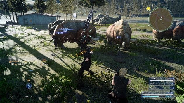 Final Fantasy XV walka