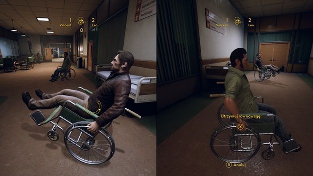 A Way Out - zabawa na wózkach