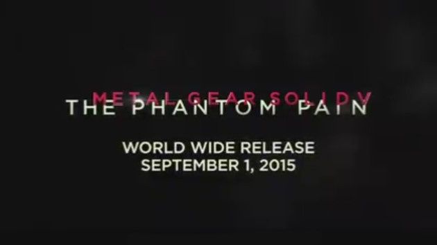 Metal Gear Solid 5: The Phantom Pain data premiery