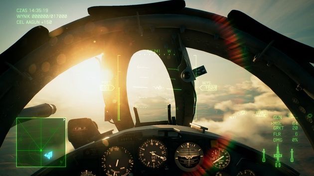 Ace Combat 7: Skies Unknown - fenomenalny widok z kokpitu