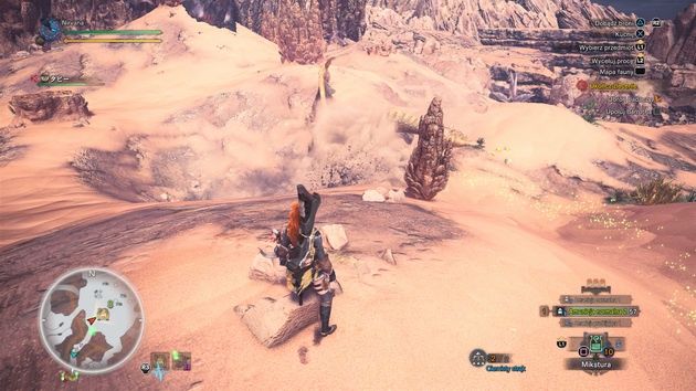 Monster Hunter: World - Diablos wyskakuje z piasku