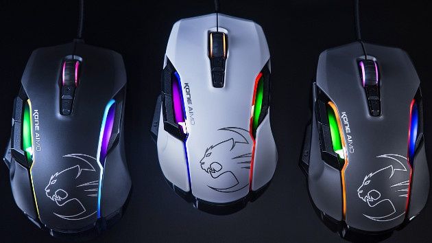 Roccat Kone AIMO myszka wersje