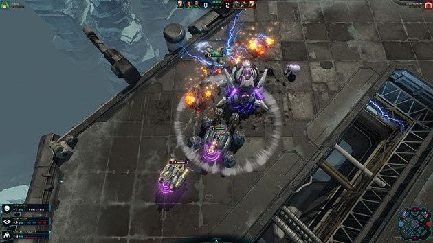Dropzone screen