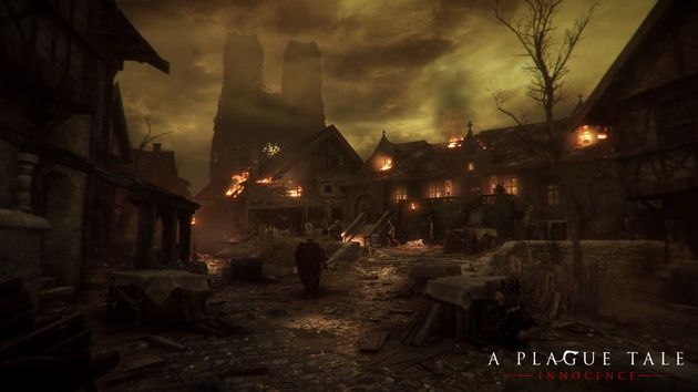 A Plague Tale: Innocence - spalone miasto